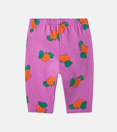 BOBO CHOSES Baby Tangerine cotton-blend jersey sweatpants 2