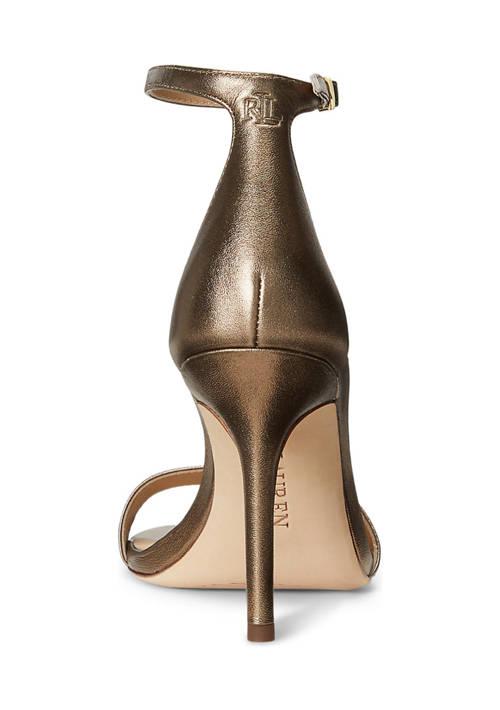 Ralph Lauren Ralph Lauren Allie Metallic Nappa Leather