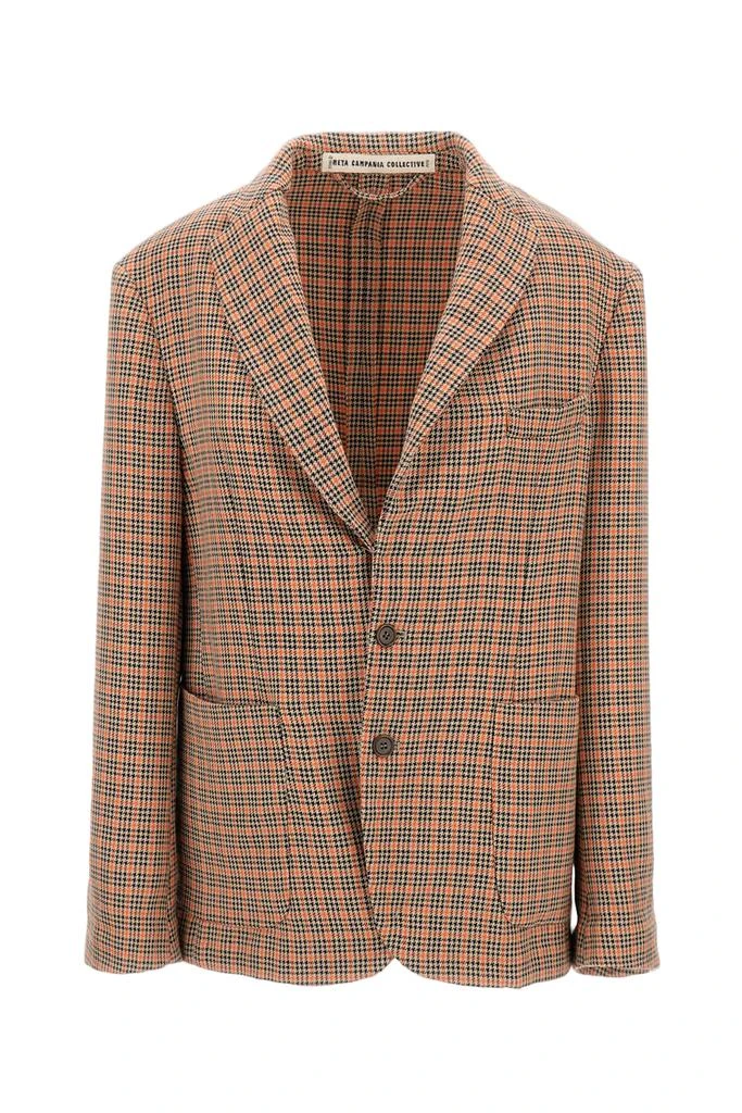 META CAMPANIA Structured Brown Jacket