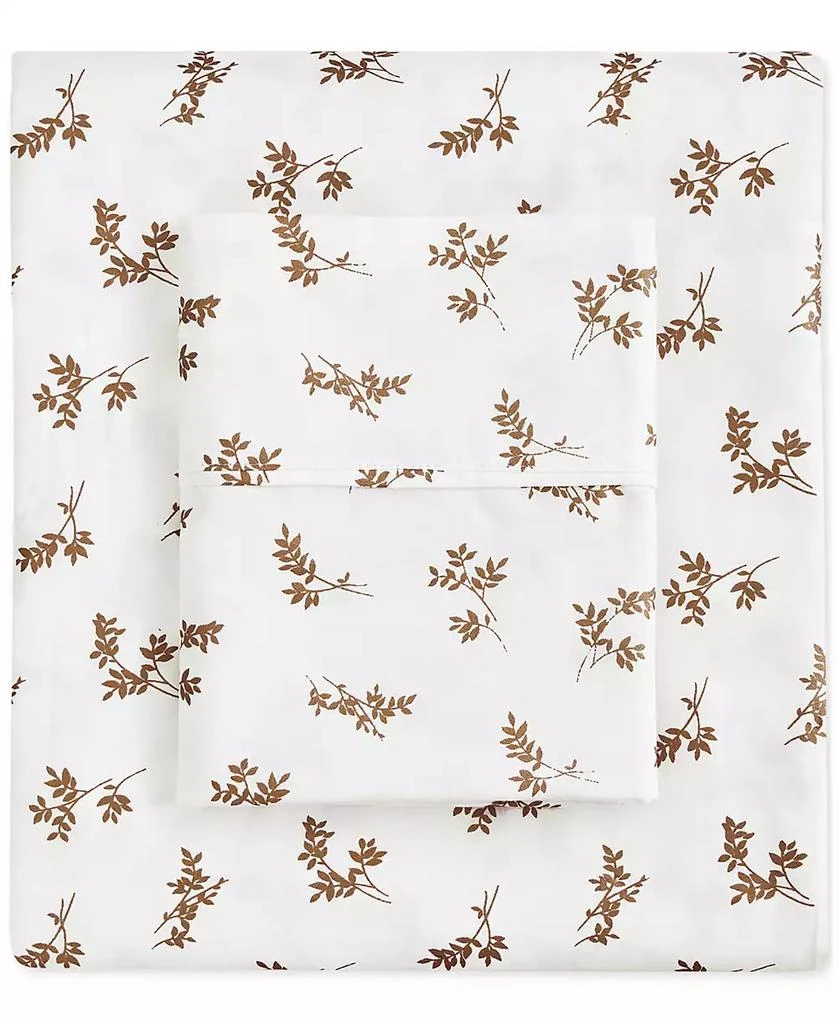 Fairfield Square Collection 300-Thread Count Metallic Cotton 4-Pc. Sheet Set, Twin, Exclusively at Macy’s 1