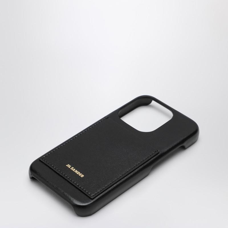 【関税＆送料込み】Jil Sander Iphone 15 Pro Cover With Logo Jil Sander Black iPhone 15 Pro cover with logo | TheDoubleF