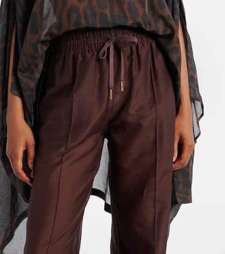 Tom Ford Cotton and silk palazzo pants 4