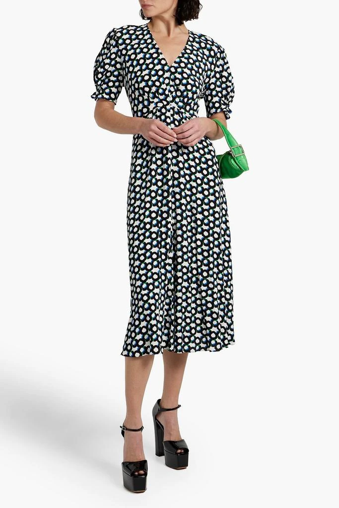 Diane von Furstenberg Sammie printed crepe midi dress 2