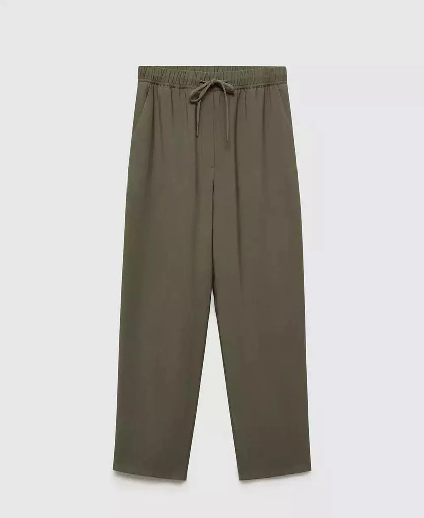 Mango Women's Drawstring Jogger Trousers 22