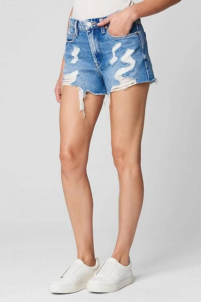 Blank NYC Blanknyc - High rise Denim Short with rip cruise control 2