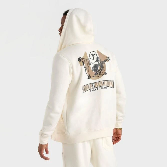True Religion Men's True Religion Arch Logo Buddha Full-Zip Hoodie 4