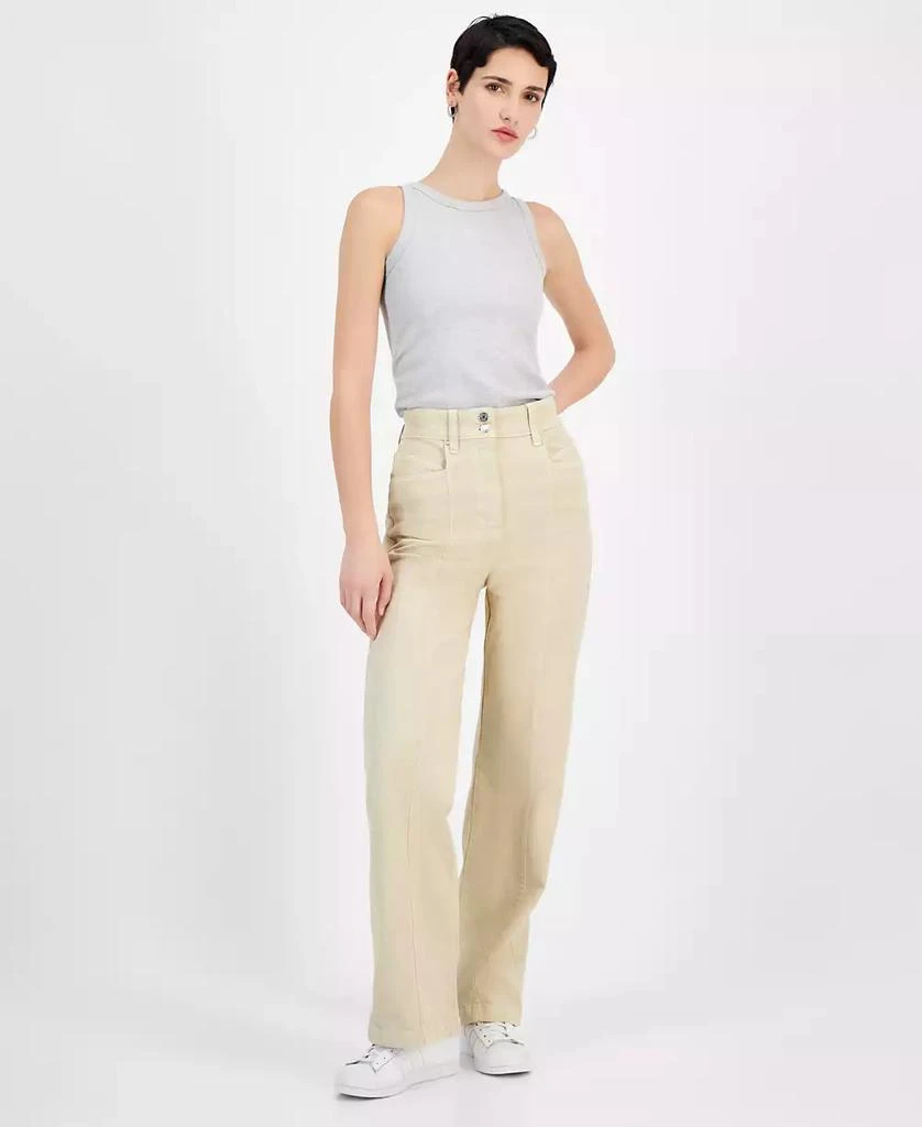 Hugo Boss Women's Wide-Leg Denim Jeans 3