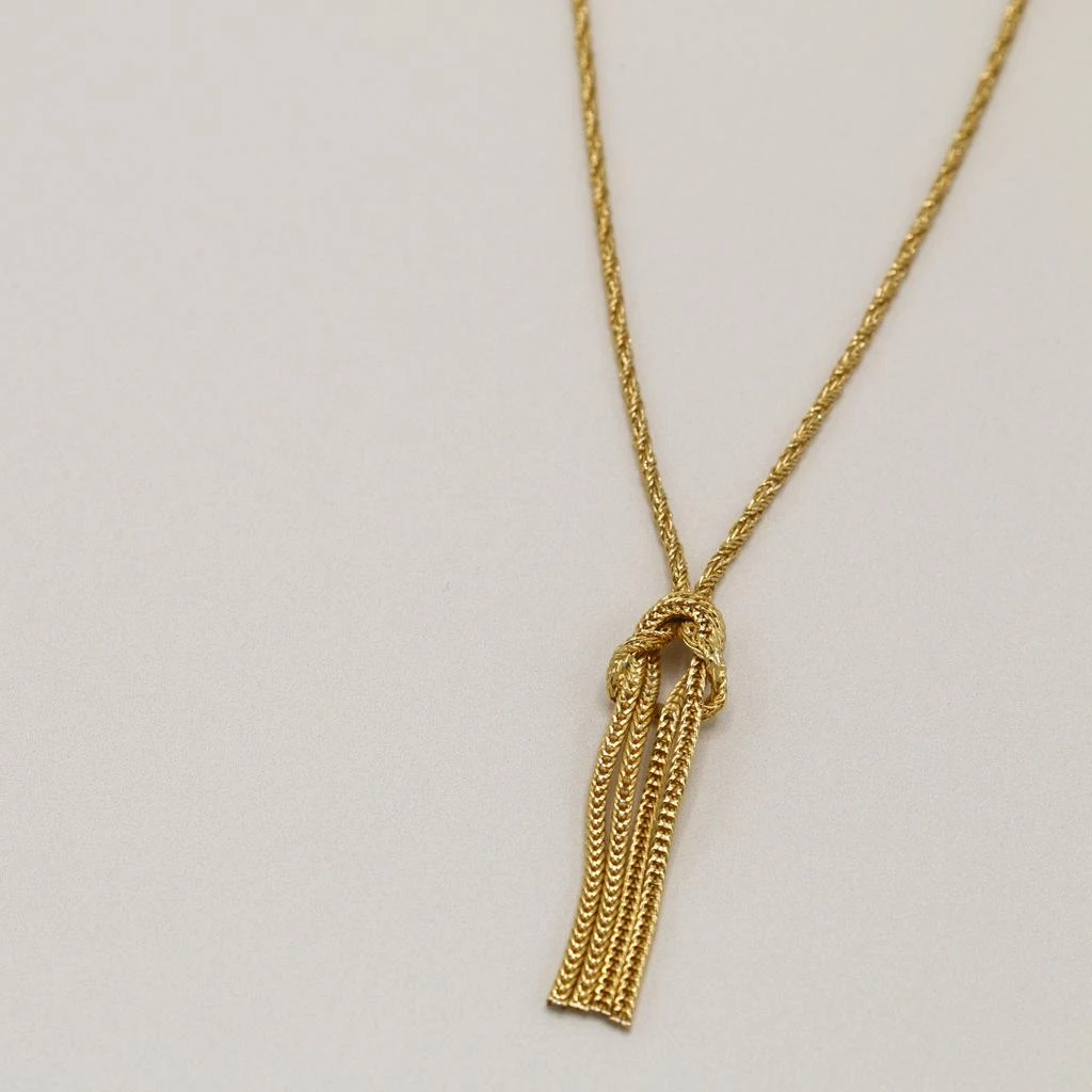 Orelia Vintage Vintage Twisted Tassle Knot Necklace 2