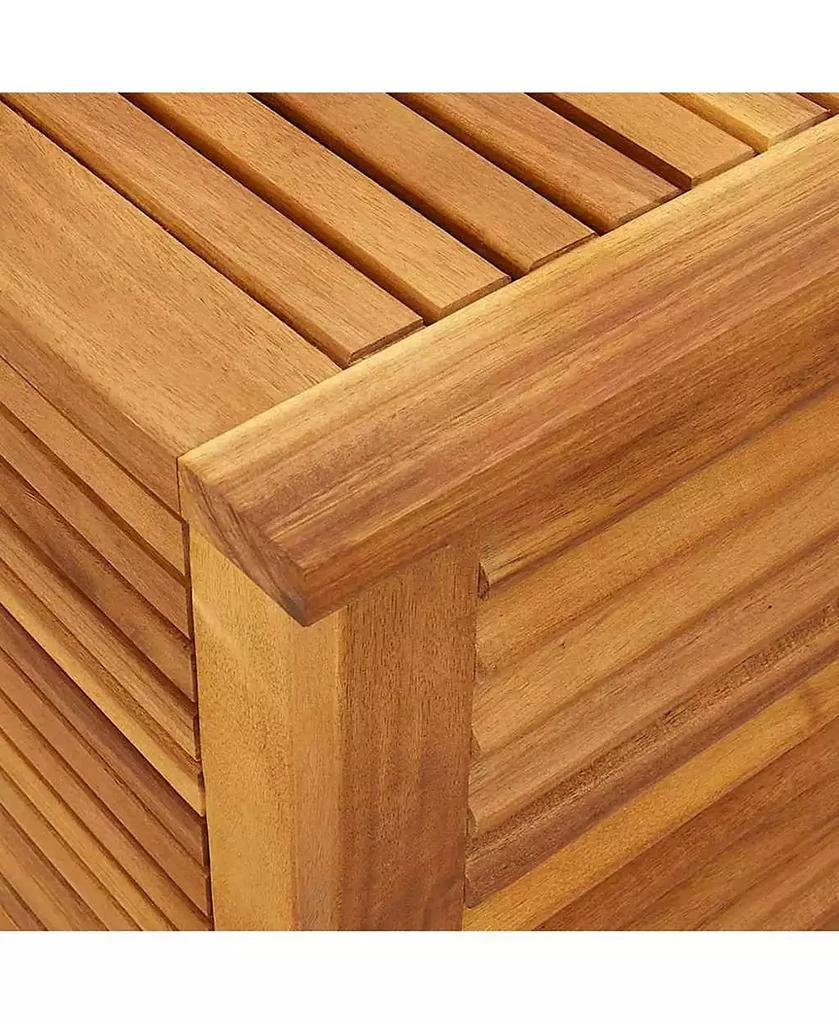 vidaXL Solid Acacia Wood Garden Storage Box 9