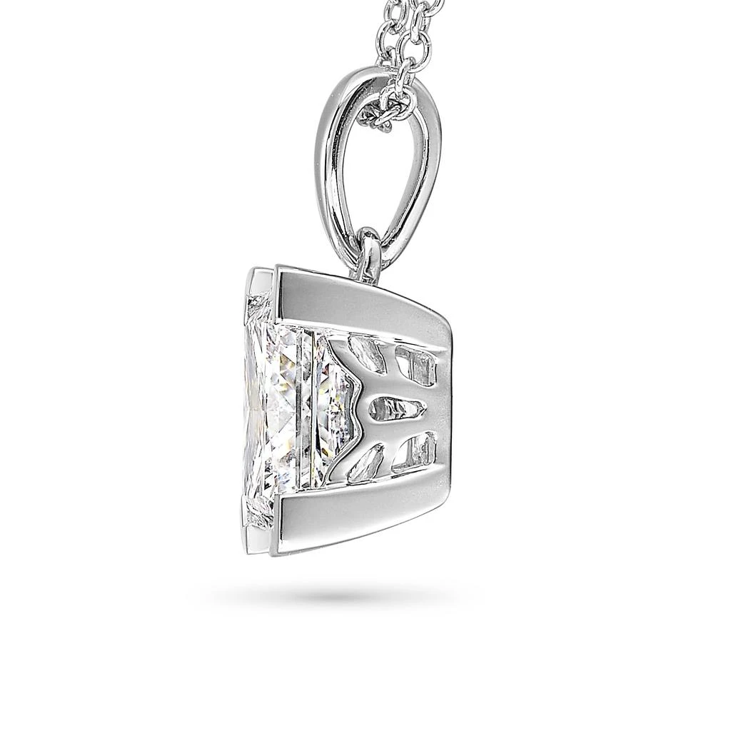 Brilliant Carbon IGI Certified Lab Grown Diamond Pendant Necklace 0.33 Carats / White / Spring Ring Clasp 4