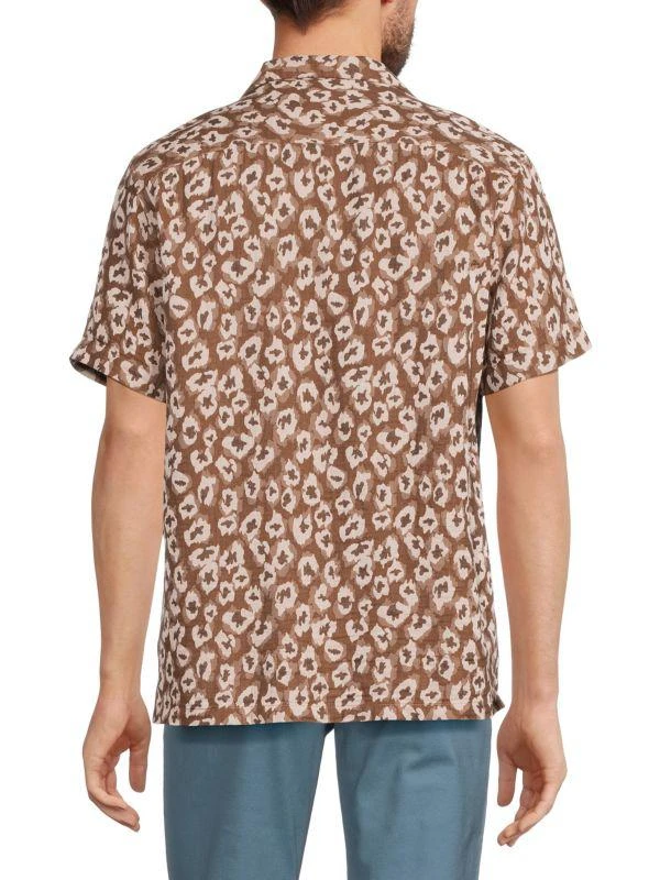 Scotch & Soda Print Jacquard Camp Shirt 2