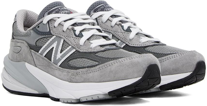New Balance Gray 'Made In USA' 990v6 Sneakers 4