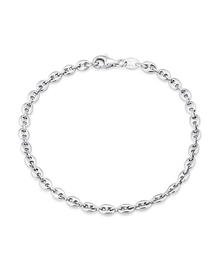 Oradina Sterling Silver Take Me There Petite Mariner Bracelet