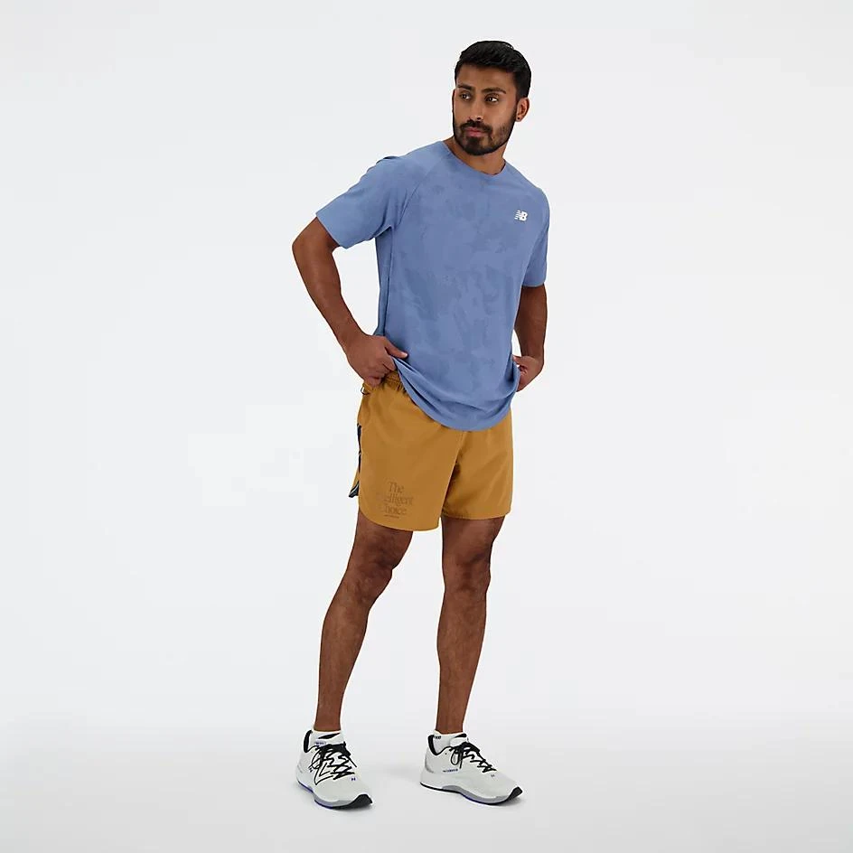New Balance Graphic Impact Run 5 Inch Short 9