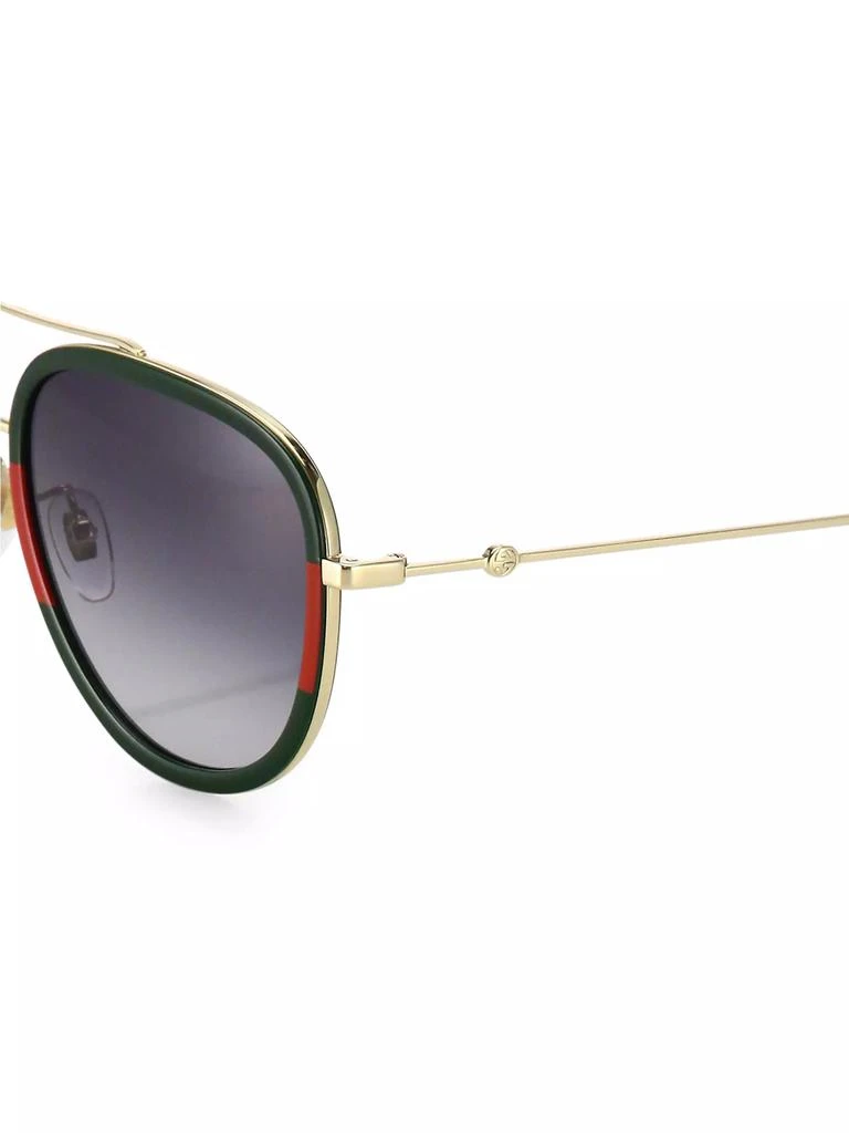 Gucci 57MM Pilot Sunglasses 3