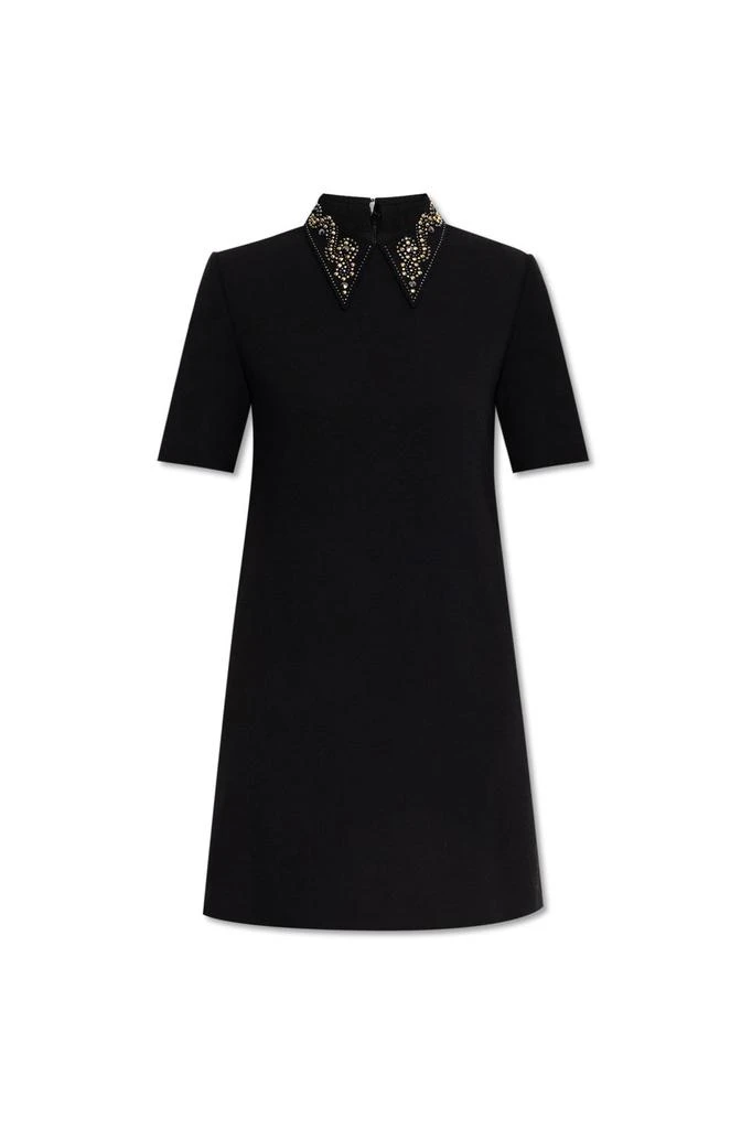 Versace Versace Embellished Short-Sleeved Mini Dress 1
