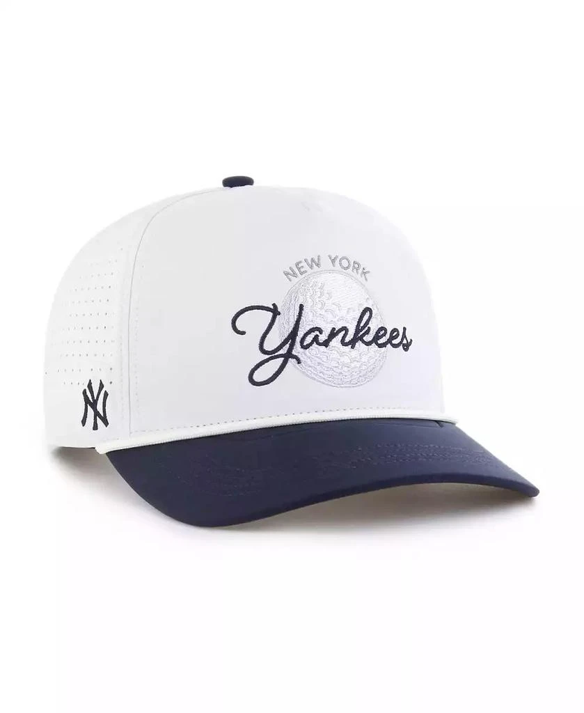 47 Brand Men's White/Navy New York Yankees Gimmie Golf Hitch Rope Adjustable Hat 1