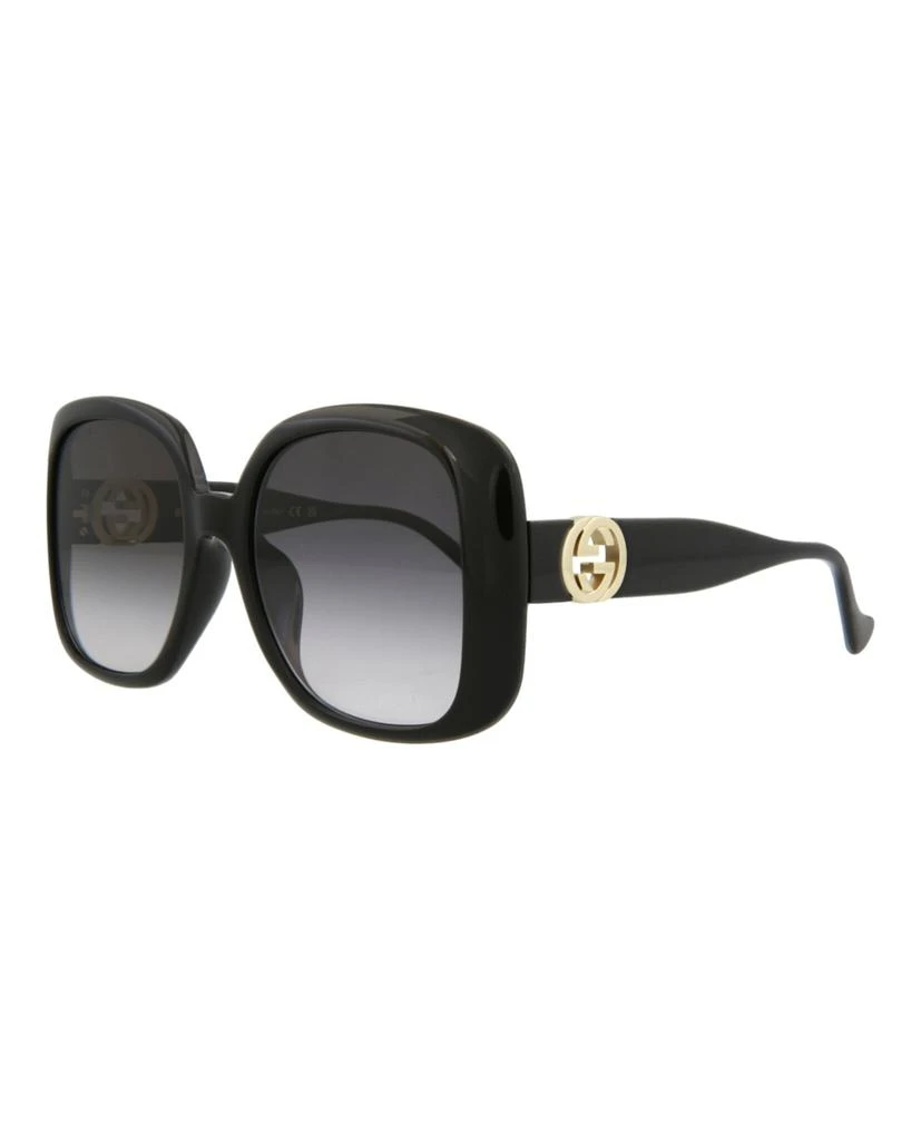 Gucci Square-Frame Injection Sunglasses 2