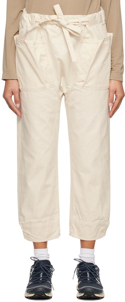 Snow Peak Off-White Noragi Trousers