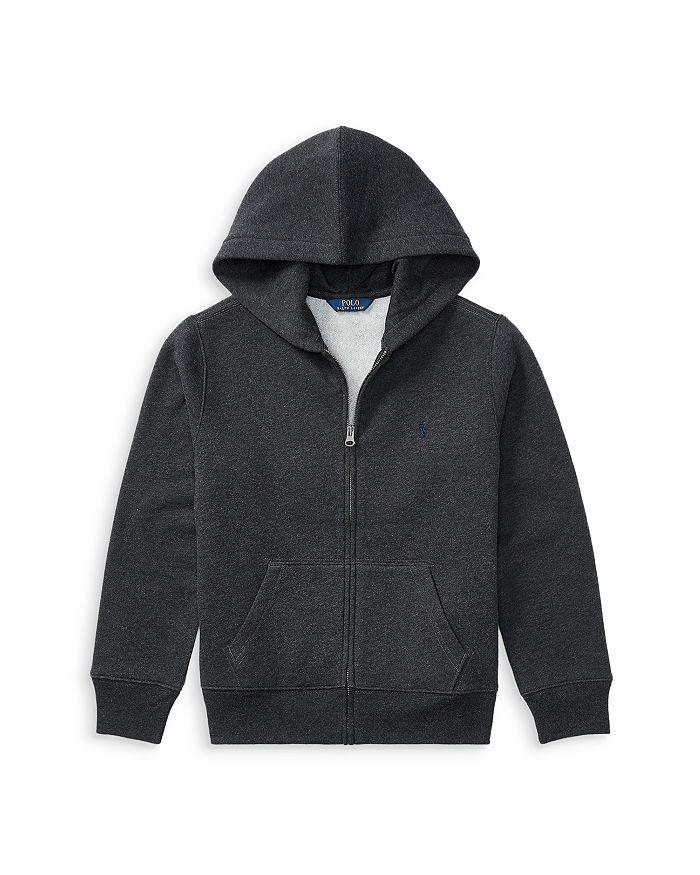 Ralph Lauren Boys' Fleece Zip Up Hoodie - Big kid