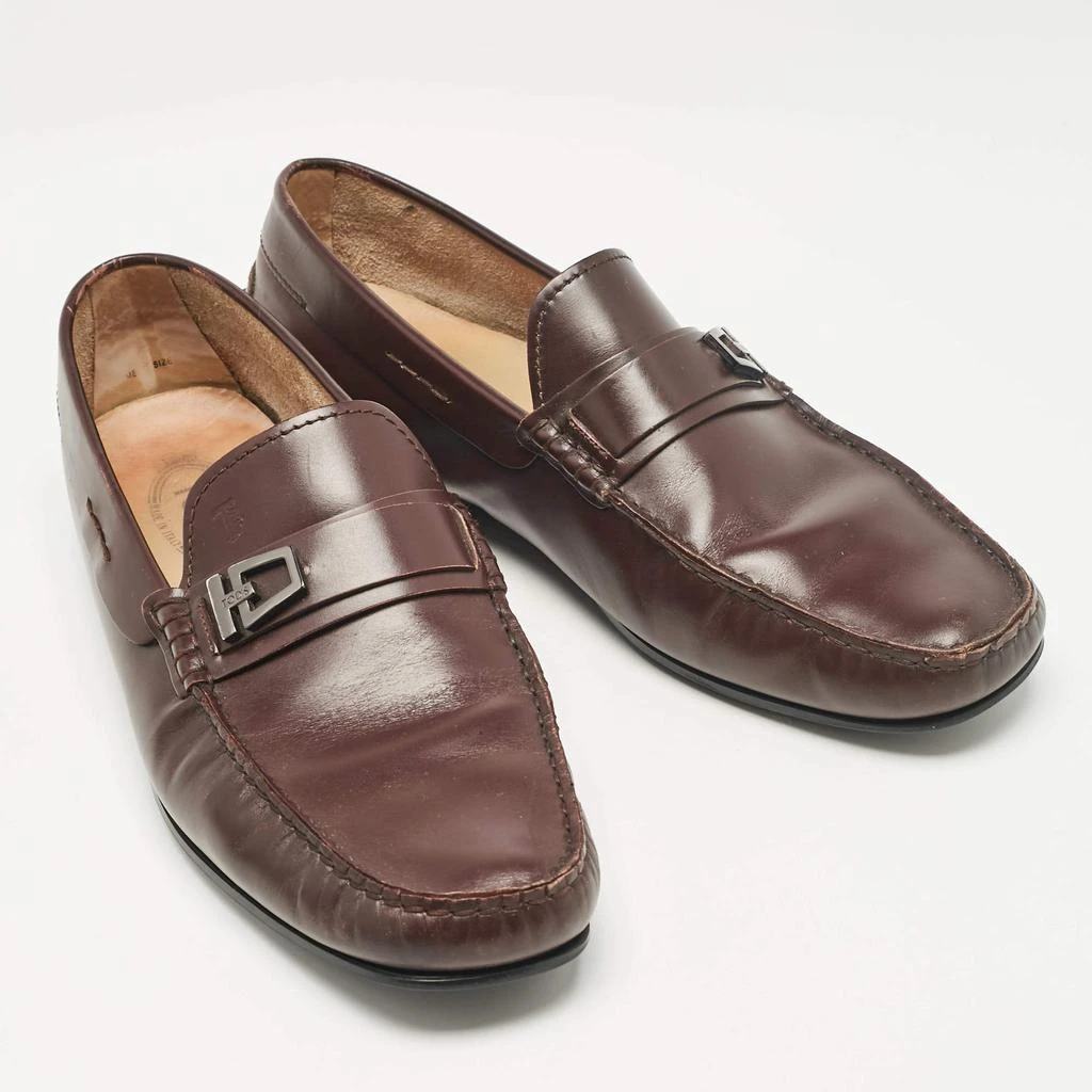 Tod's Tod's Brown Leather Slip On Loafers Size 43 4