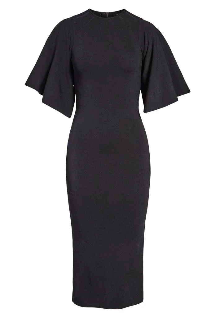 Ted Baker London Lounia Fluted Sleeve Body-Con Sweater Dress 5