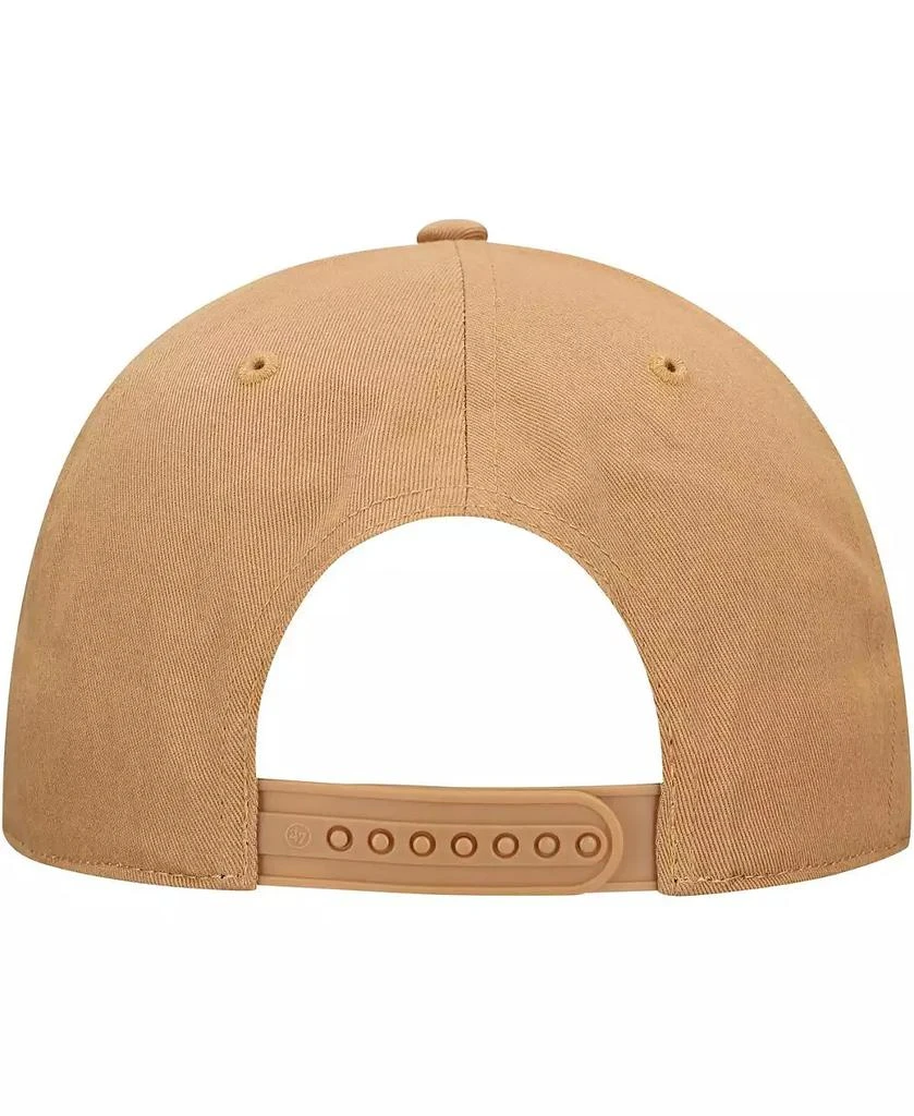 47 Brand Men's Tan Anaheim Ducks Barnes Hitch Adjustable Hat 2
