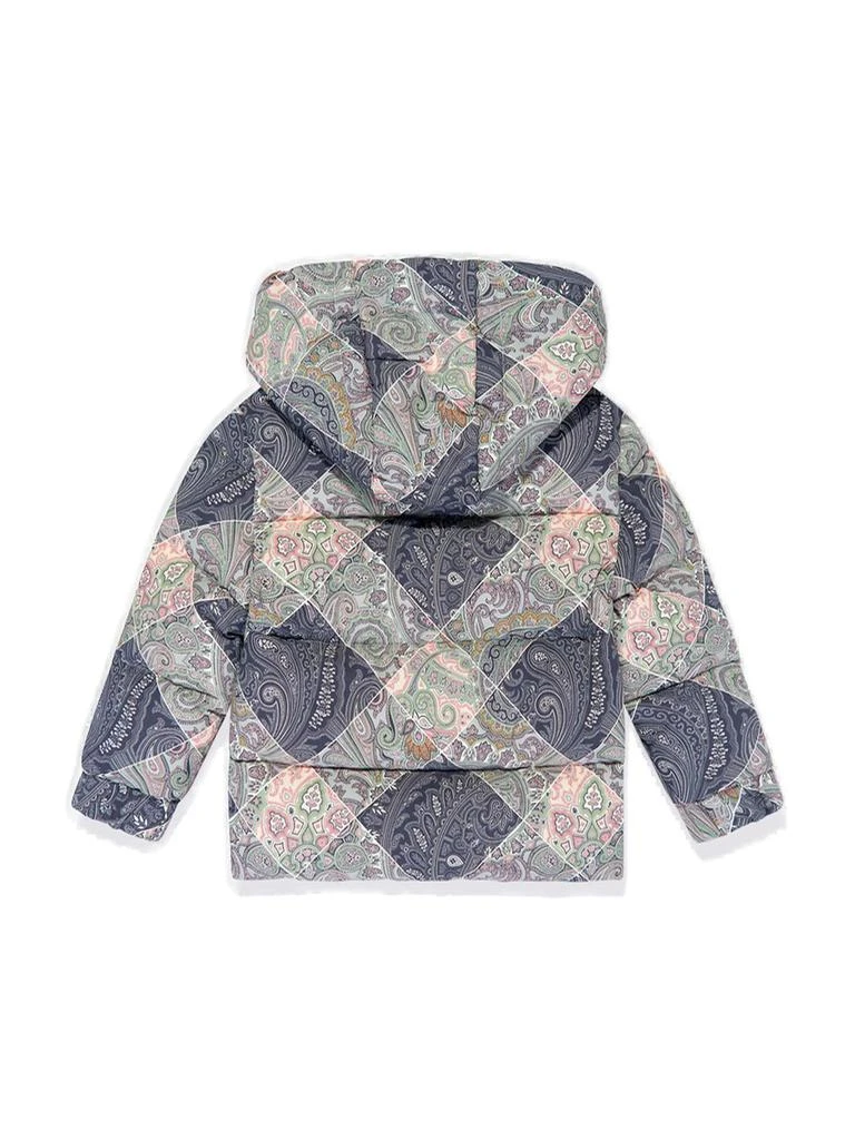 ETRO Etro Kids Paisley-Printed Zipped Puffer Jacket 2