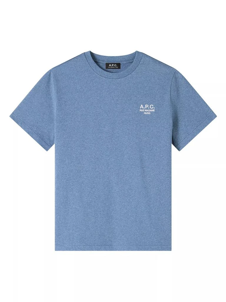 A.P.C. Rue Madame Logo Cotton T-Shirt 1