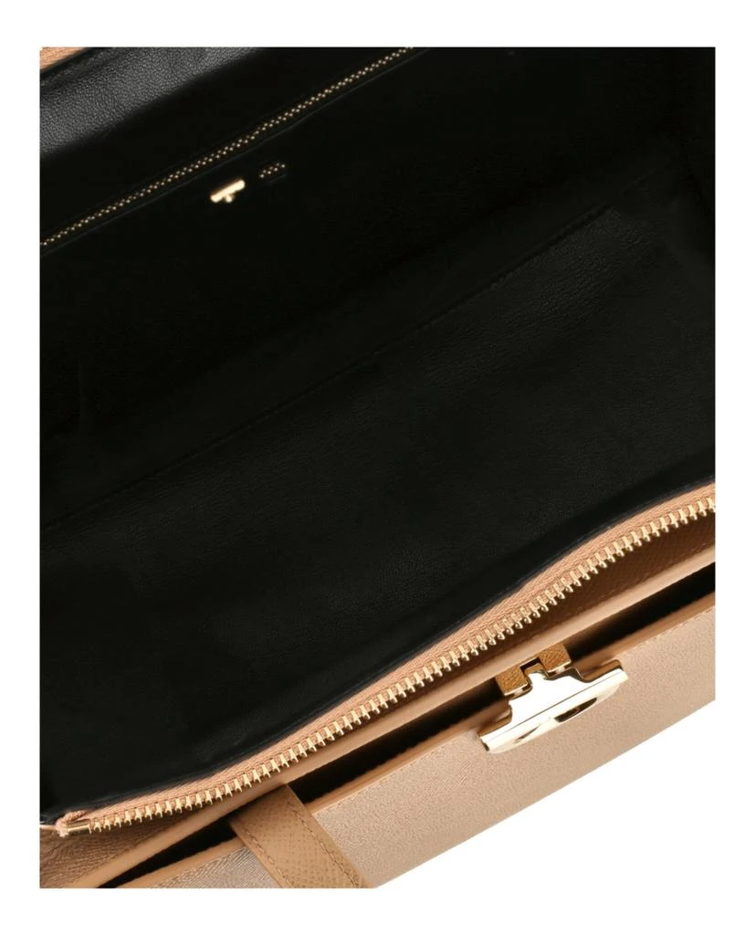 Salvatore Ferragamo Gemini Leather Shoulder Bag 4