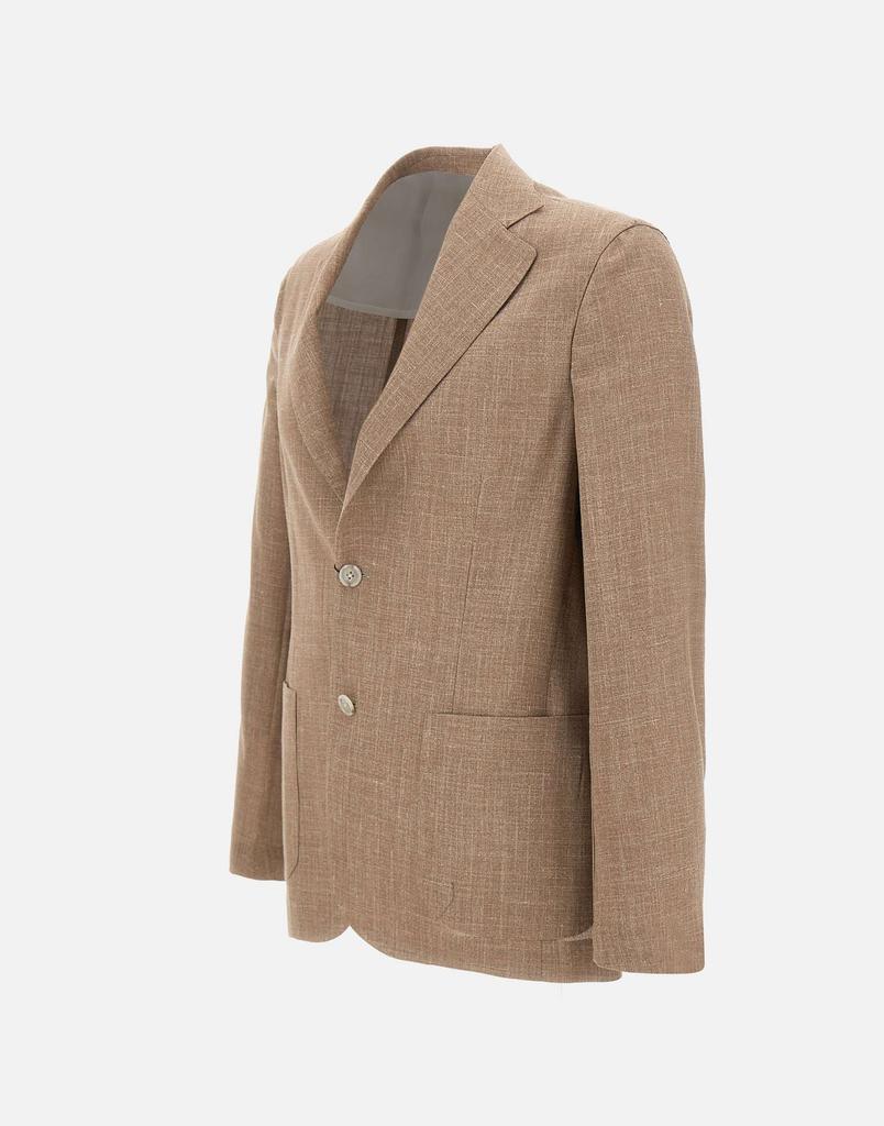 BARBA Wool, silk and linen blazer