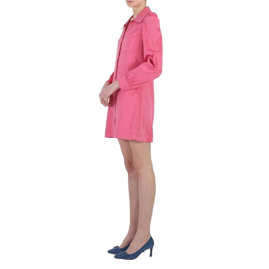 Shop Moschino Ladies Fuschia Teddy Buttons Cotton Viscose Satin Dress,  Brand Size 42 (US Size 8) on Sale at BeyondStyle  Get 90% Off Moschino  Ladies Fuschia Teddy Buttons Cotton Viscose Satin