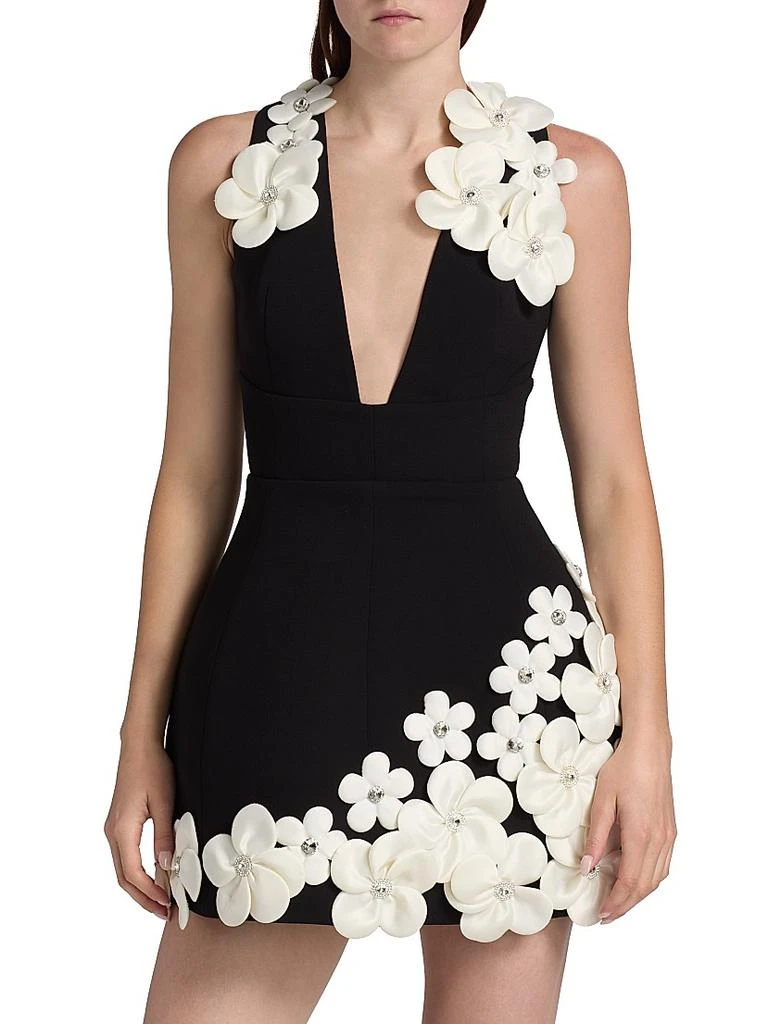 BRONX AND BANCO Estelle Floral Appliqué Fit 
Flare Minidress 3