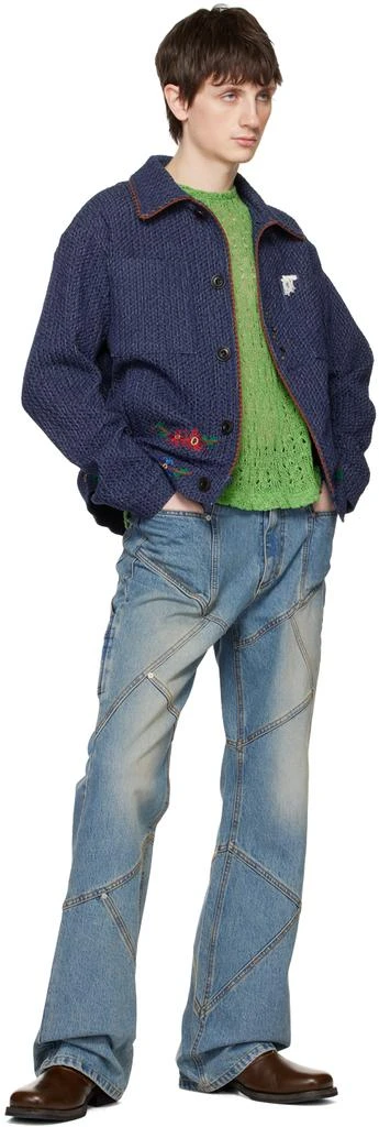 ANDERSSON BELL Green Watton Sweater 4