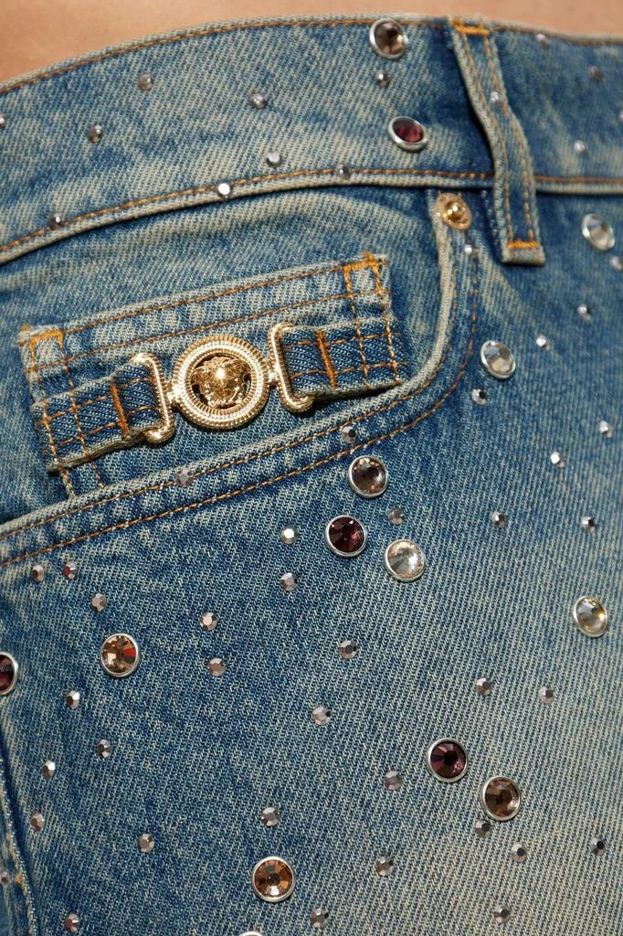 Versace Versace Embellished Denim Jeans 5