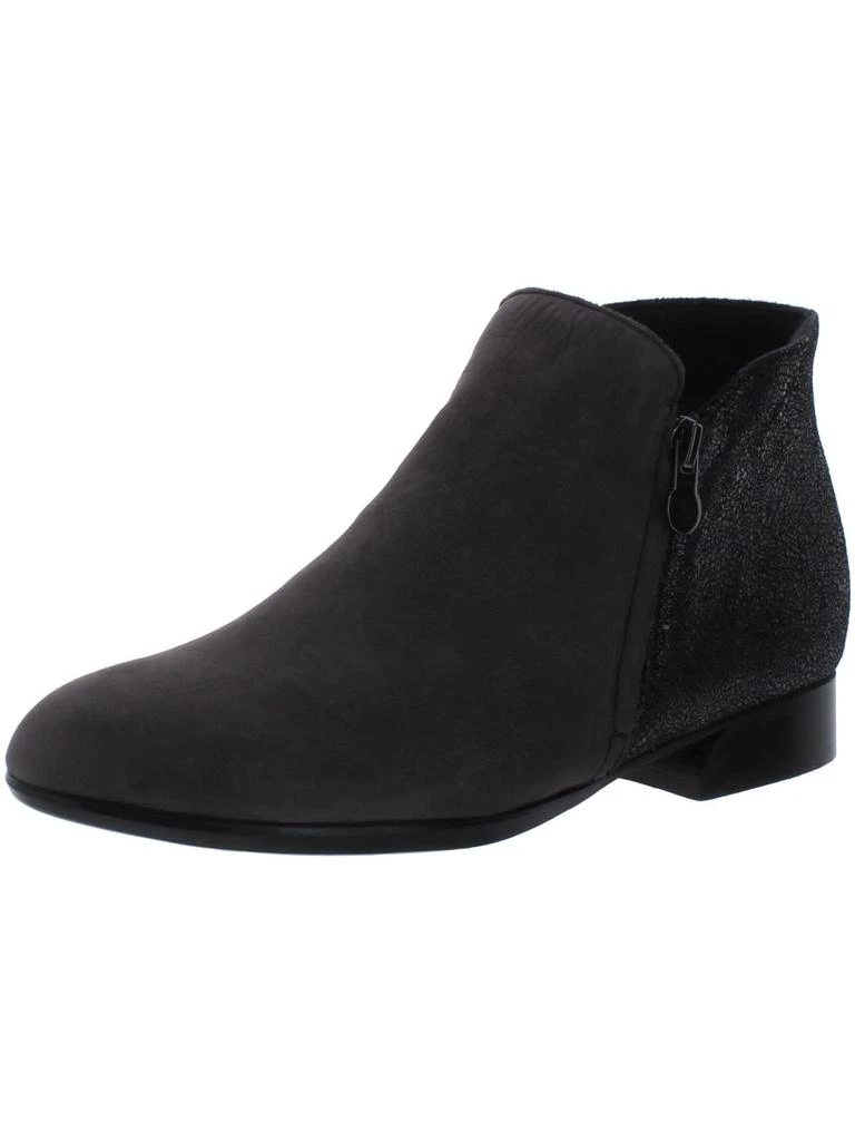 Munro Averee Womens Leather Double Zipper Ankle Boots 3