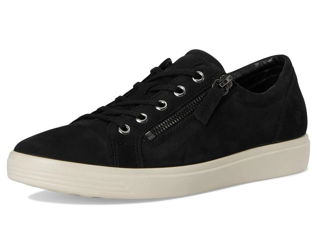 ECCO Soft Classic Lace Side Zip Sneaker 7