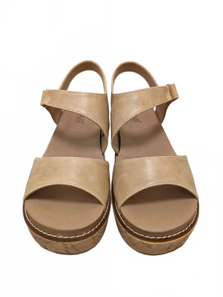 Cozy Co. 5'o Clock Wedges Taupe 2