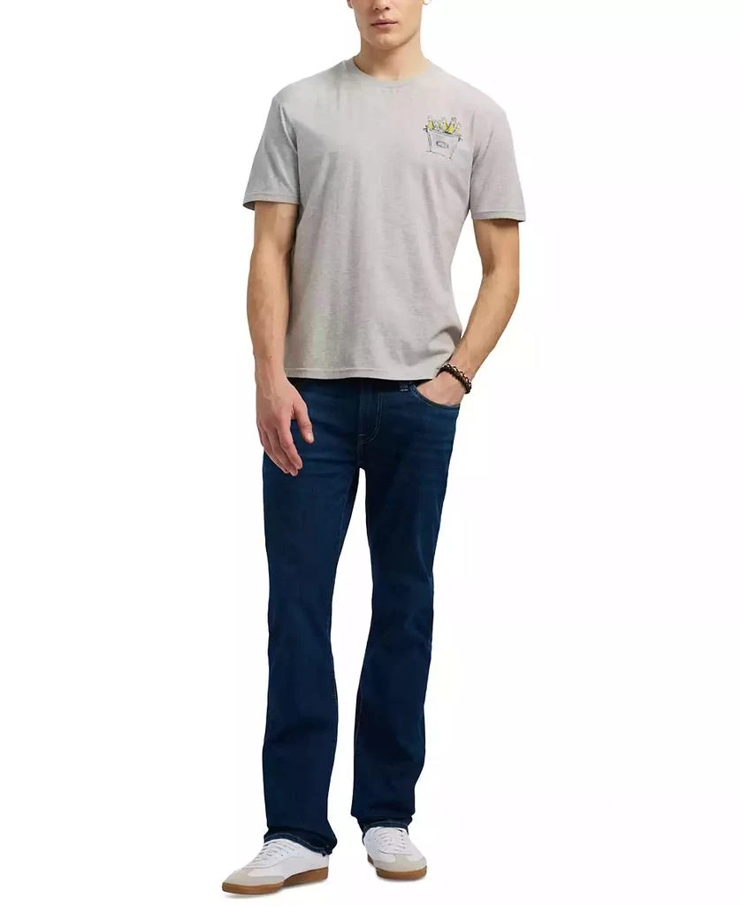 BUFFALO David Bitton Men's Thirstk Short Sleeve Crewneck Spirit of Summer Graphic T-Shirt 4