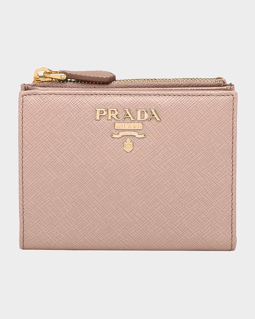 Shop Saffiano metal money clip wallet on Sale at BeyondStyle