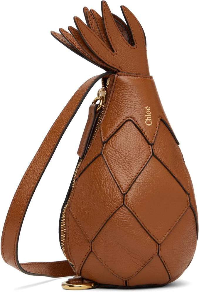 Chloé Brown Pineapple Shoulder Bag 2
