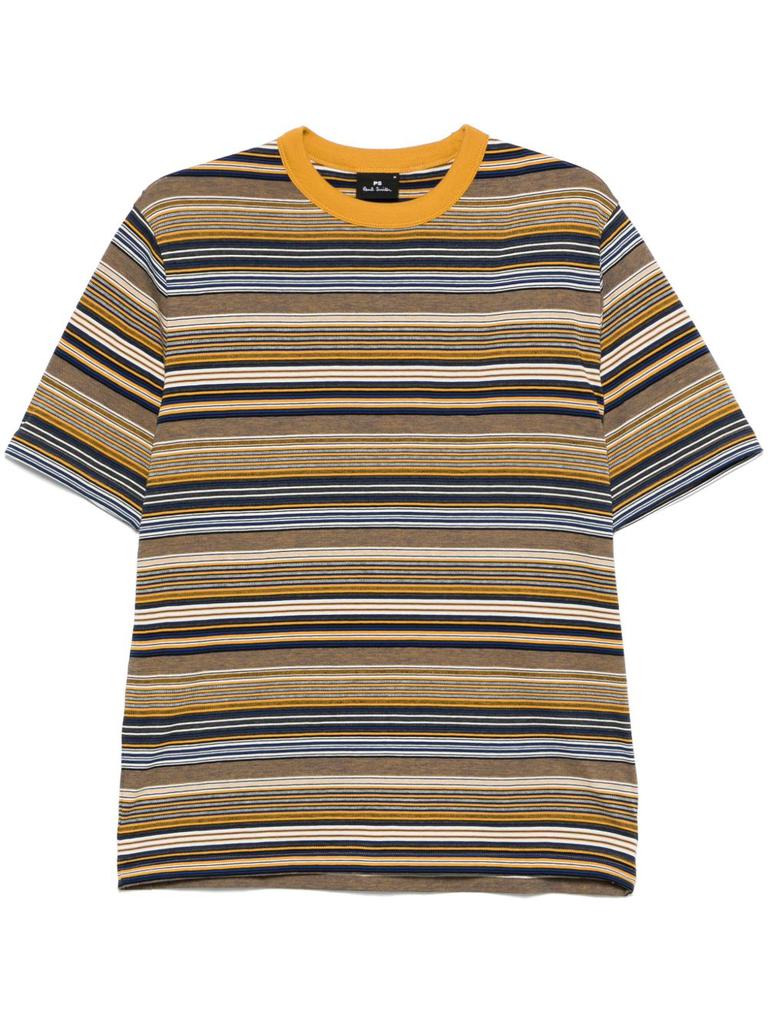 Paul Smith PS PAUL SMITH - Striped Cotton T-shirt