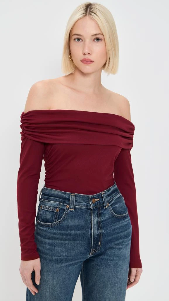 Susana Monaco Off The Shoulder Gathered Top 6