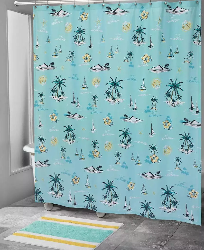 IZOD Tropical Mode Shower Curtain, 72" x 72" 3