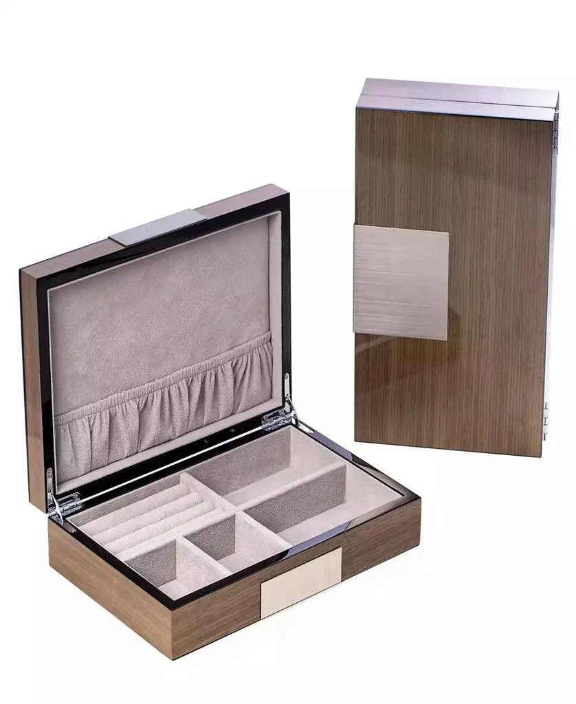 Bey-Berk Wood Valet Box 4