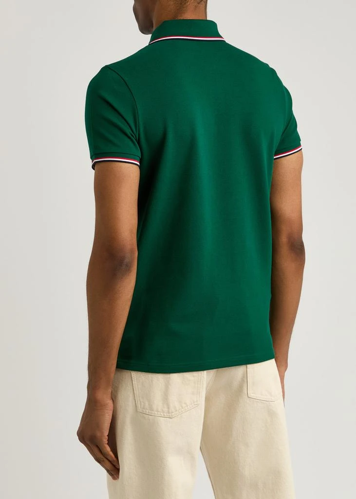 Moncler Logo-appliquéd piqué cotton polo shirt 3