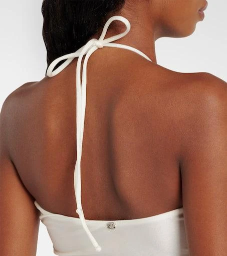 Adriana Degreas Embellished halterneck swimsuit 6