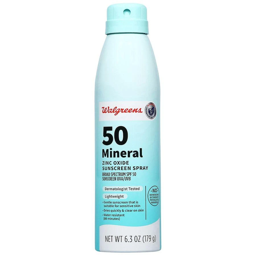 Walgreens Mineral Zinc Oxide Sunscreen Spray 1