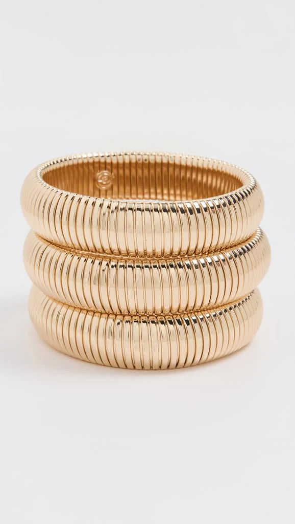Ettika Jewelry Flex Snake Chain Stretch Bracelet Set 3