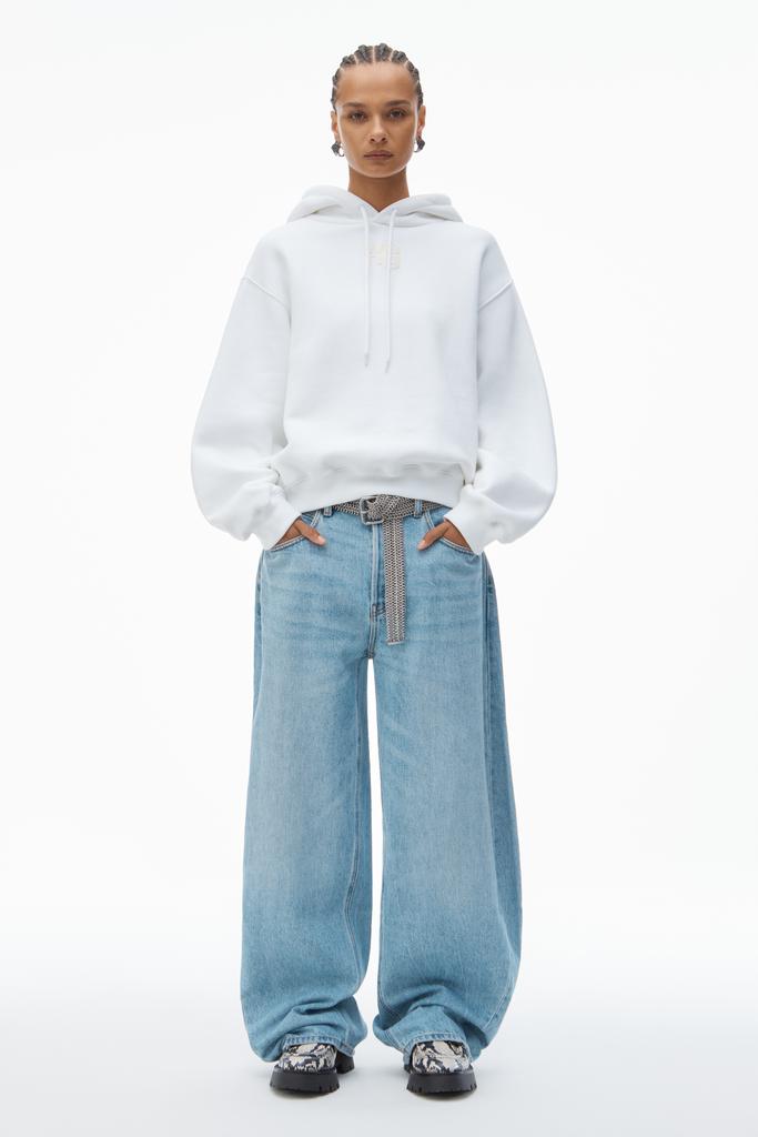 PUFF LOGO HOODIE IN STRUCTURED TERRY – On Sale Now with Up